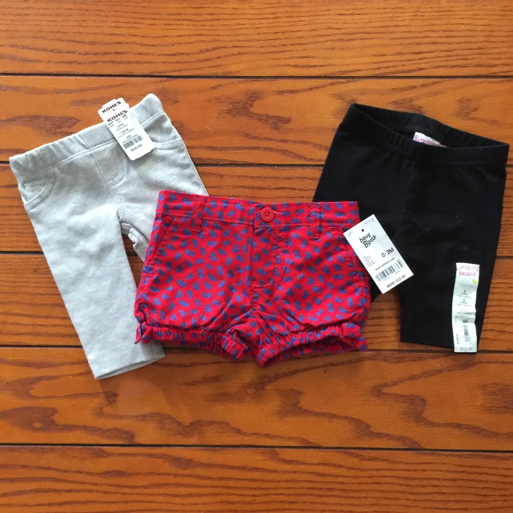 0-3m bottoms bundle